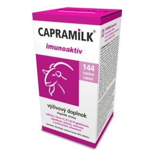 Tablety z kozieho mlieka CAPRAMILK IMUNOAKTÍV, 144 tabliet Tablety z kozieho mlieka CAPRAMILK IMUNOAKTÍV, 144 tabliet