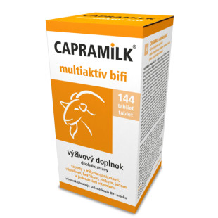 Tablety z kozieho mlieka CAPRAMILK MULTIAKTÍV BIFI, 144 tabliet Tablety z kozieho mlieka CAPRAMILK MULTIAKTÍV BIFI, 144 tabliet