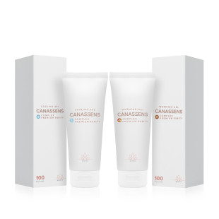 Hrejivý a chladivý gél Canassens - set Hrejivý a chladivý gél Canassens - set