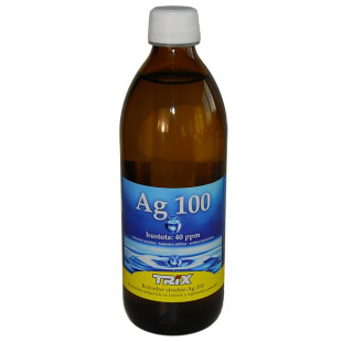 Koloidné striebro Ag100 500 ml 40 ppm Koloidné striebro Ag100 500 ml 40 ppm