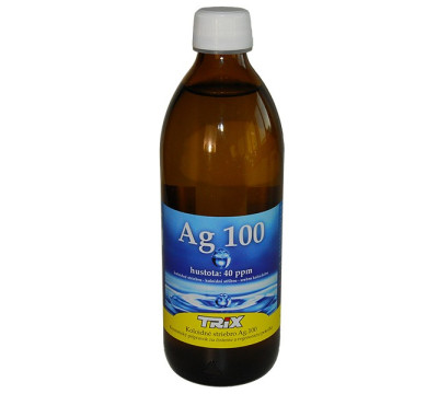 Koloidné striebro Ag100 500 ml 40 ppm Koloidné striebro Ag100 500 ml 40 ppm