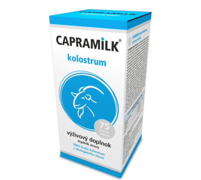 Kozie kolostrum CAPRAMILK - výživový doplnok, 75 kapsúl Kozie kolostrum CAPRAMILK - výživový doplnok, 75 kapsúl