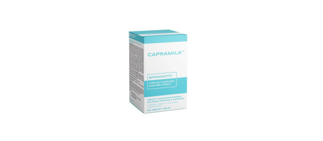 Tablety z kozieho mlieka CAPRAMILK BIFIDOAKTÍV, 144 tabliet