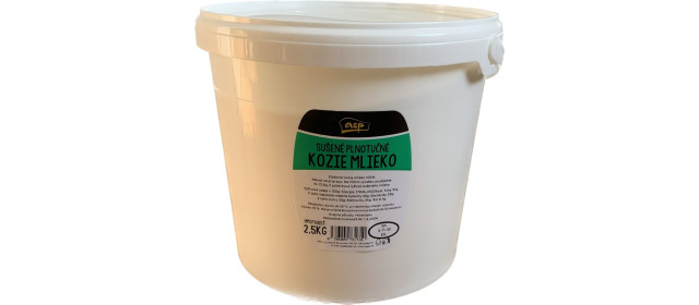 Sušené plnotučné kozie mlieko 2500g Sušené plnotučné kozie mlieko 2500g