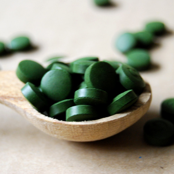 chlorella v tabletách